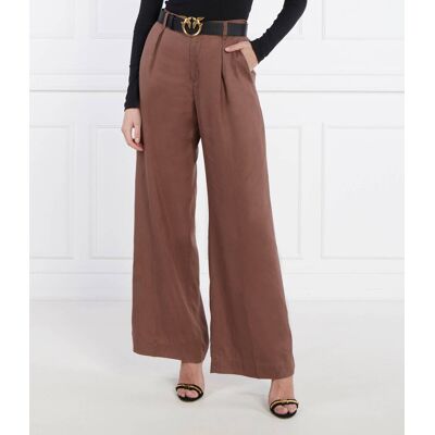 Pinko Spodnie Loose fit brązowy 42 Pinko Spodnie Loose fit brązowy 42
