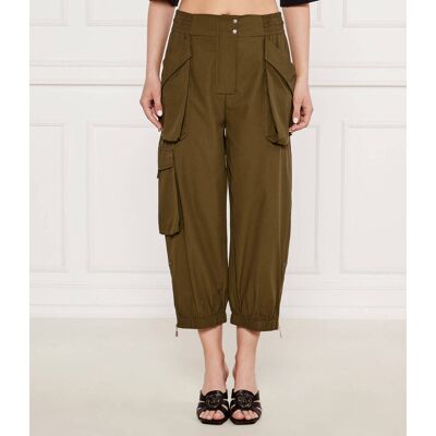 Pinko Spodnie cargo Regular Fit khaki 38 Pinko Spodnie cargo Regular Fit khaki 38