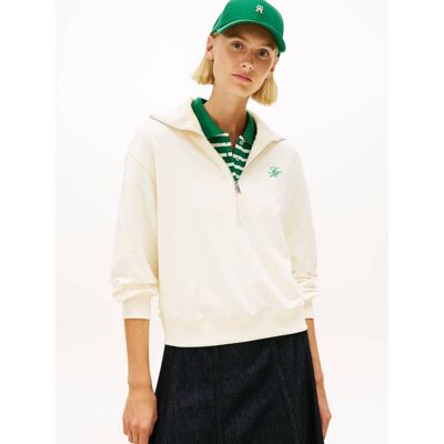 Tommy Hilfiger Bluza TERRY Regular Fit kremowy XL Tommy Hilfiger Bluza TERRY Regular Fit kremowy XL