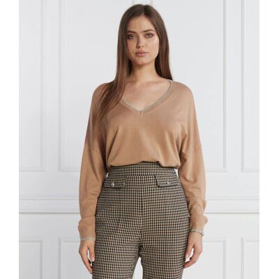 Liu Jo Sweter Regular Fit camel M Liu Jo Sweter Regular Fit camel M