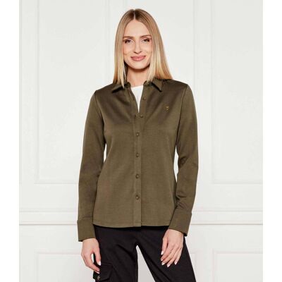 Aeronautica Militare Koszula Regular Fit oliwkowy S Aeronautica Militare Koszula Regular Fit oliwkowy S