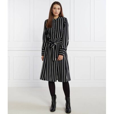 Tommy Hilfiger Sukienka ARGYLE STRIPE czarny 36 Tommy Hilfiger Sukienka ARGYLE STRIPE czarny 36