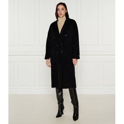 MAX&Co.; Wełniany płaszcz czarny 38 MAX&Co.; Wełniany płaszcz czarny 38