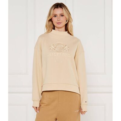 Tommy Hilfiger Bluza Varsity Regular Fit beżowy M Tommy Hilfiger Bluza Varsity Regular Fit beżowy M