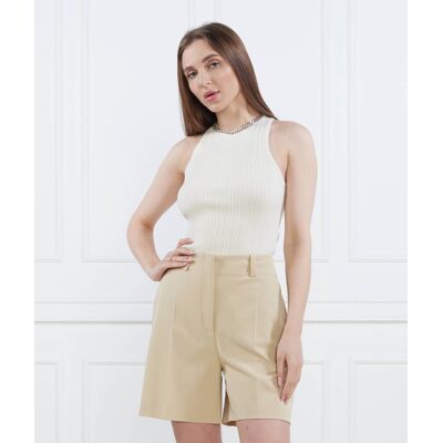 HUGO Top Shariza Slim Fit kremowy XL HUGO Top Shariza Slim Fit kremowy XL