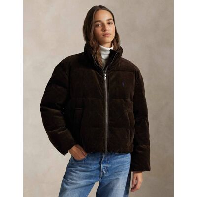 Polo Ralph Lauren Puchowa kurtka Regular Fit sztruks brązowy L Polo Ralph Lauren Puchowa kurtka Regular Fit sztruks brązowy L