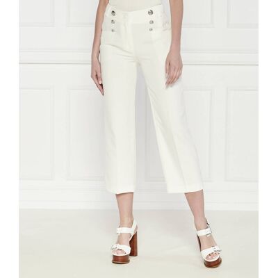 Liu Jo Spodnie Relaxed fit biały 42 Liu Jo Spodnie Relaxed fit biały 42