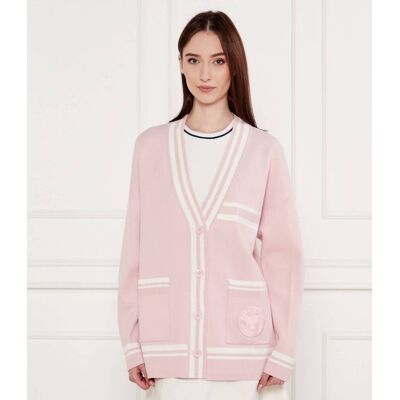 Marc Cain Kardigan Oversize fit różowy 40 Marc Cain Kardigan Oversize fit różowy 40