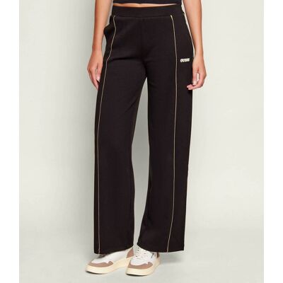 Guess ACTIVE Spodnie dresowe GEORGIA Loose fit czarny XS Guess ACTIVE Spodnie dresowe GEORGIA Loose fit czarny XS