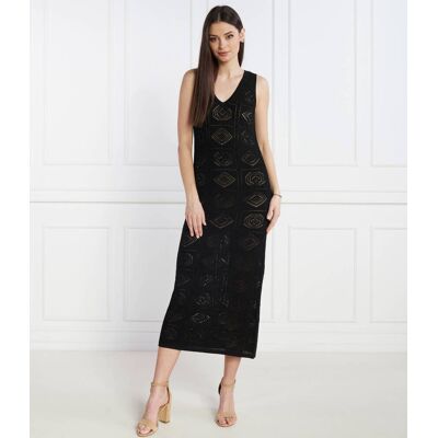 Twinset U&B; Sukienka + halka czarny XS Twinset U&B; Sukienka + halka czarny XS