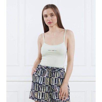Tommy Jeans Top Slim Fit pistacjowy XL Tommy Jeans Top Slim Fit pistacjowy XL