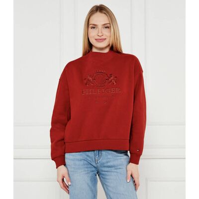 Tommy Hilfiger Bluza Varsity Regular Fit czerwony S Tommy Hilfiger Bluza Varsity Regular Fit czerwony S