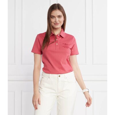 Aeronautica Militare Polo Regular Fit różowy XS Aeronautica Militare Polo Regular Fit różowy XS