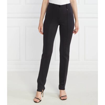 Marc Cain Spodnie Slim Fit regular waist czarny 34 Marc Cain Spodnie Slim Fit regular waist czarny 34