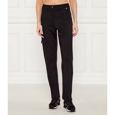 Aeronautica Militare Spodnie Straight fit czarny L Aeronautica Militare Spodnie Straight fit czarny L