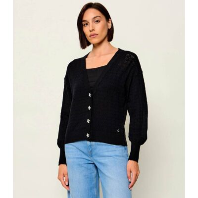 Guess Kardigan Nina Regular Fit czarny S Guess Kardigan Nina Regular Fit czarny S