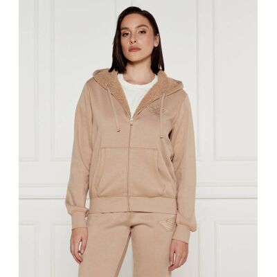 Giorgio Armani Emporio Armani Ocieplana bluza Regular Fit beżowy L Giorgio Armani Emporio Armani Ocieplana bluza Regular Fit beżowy L