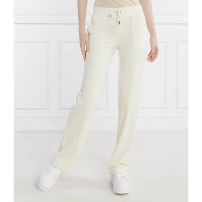 Juicy Couture Spodnie dresowe Del Ray Classic Regular Fit ecru L Juicy Couture Spodnie dresowe Del Ray Classic Regular Fit ecru L