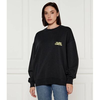 HUGO Bluza Dargentix Loose fit czarny XL HUGO Bluza Dargentix Loose fit czarny XL
