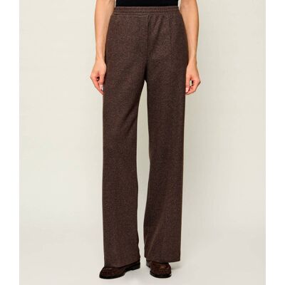 Weekend MaxMara Spodnie Wkdeditta Relaxed fit z dodatkiem wełny brązowy XS Weekend MaxMara Spodnie Wkdeditta Relaxed fit z dodatkiem wełny brązowy XS