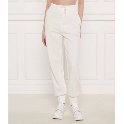 Marc Cain Spodnie dresowe Relaxed fit ecru 40 Marc Cain Spodnie dresowe Relaxed fit ecru 40
