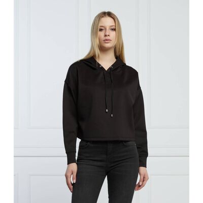 DKNY Bluza Cropped Fit czarny XL DKNY Bluza Cropped Fit czarny XL