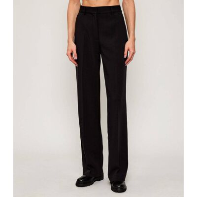 Guess Spodnie JOANDRA Relaxed fit czarny XS Guess Spodnie JOANDRA Relaxed fit czarny XS