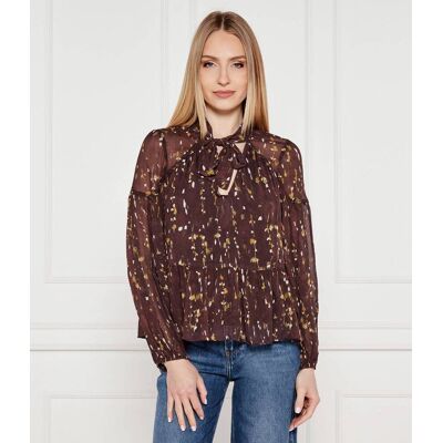 Ba&sh; Bluzka KAMALA Regular Fit brązowy XS Ba&sh; Bluzka KAMALA Regular Fit brązowy XS