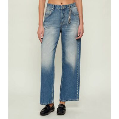 Gaëlle Paris Jeansy Boyfriend fit niebieski 26 Gaëlle Paris Jeansy Boyfriend fit niebieski 26