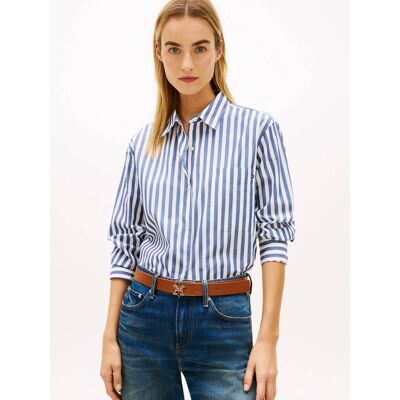 Tommy Hilfiger Koszula Oversize fit granatowy 34 Tommy Hilfiger Koszula Oversize fit granatowy 34