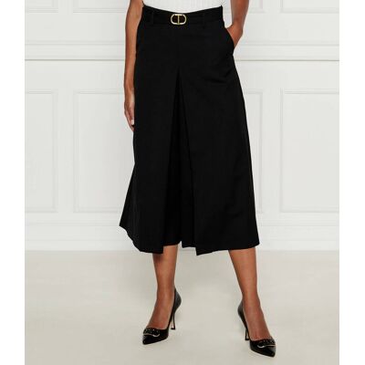 TWINSET Spodnie Loose fit z dodatkiem wełny czarny 34 TWINSET Spodnie Loose fit z dodatkiem wełny czarny 34