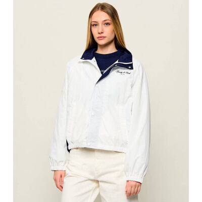 Sporty&Rich; Kurtka GARY Relaxed fit biały S Sporty&Rich; Kurtka GARY Relaxed fit biały S