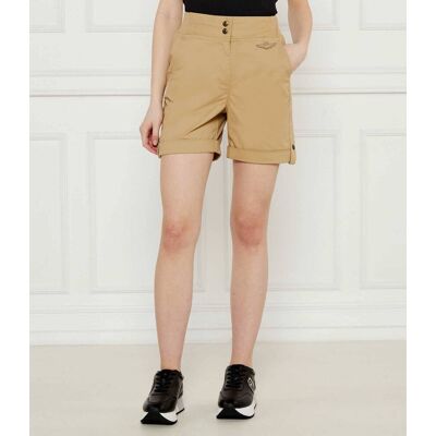 Aeronautica Militare Szorty Regular Fit beżowy 34 Aeronautica Militare Szorty Regular Fit beżowy 34