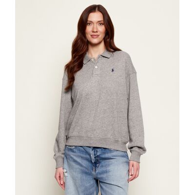 Polo Ralph Lauren Bluza Regular Fit szary S Polo Ralph Lauren Bluza Regular Fit szary S