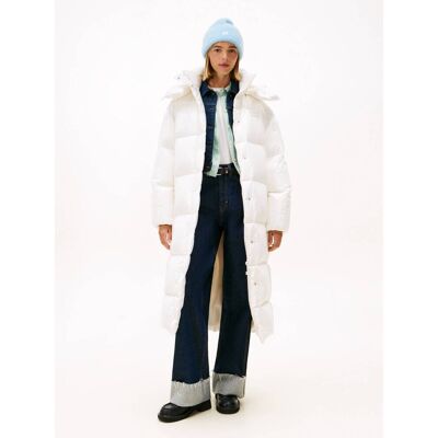 Tommy Jeans Puchowy płaszcz TJW ALASKA biały M Tommy Jeans Puchowy płaszcz TJW ALASKA biały M