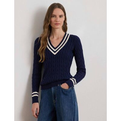 Polo Ralph Lauren LAUREN RALPH LAUREN Sweter Regular Fit granatowy XL Polo Ralph Lauren LAUREN RALPH LAUREN Sweter Regular Fit granatowy XL