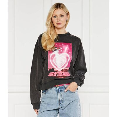HUGO Bluza Deroxina_2 Regular Fit grafitowy M HUGO Bluza Deroxina_2 Regular Fit grafitowy M