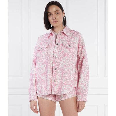 Liu Jo Kurtka jeansowa Loose fit różowy L Liu Jo Kurtka jeansowa Loose fit różowy L