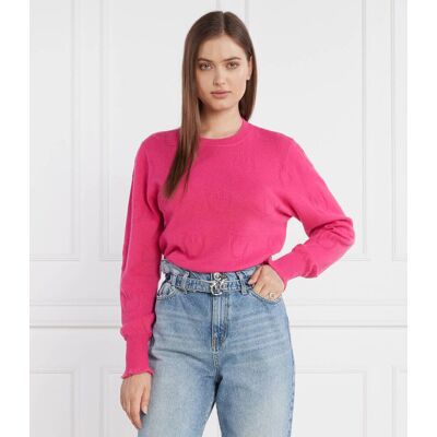 Pinko Kaszmirowy sweter Regular Fit różowy XS Pinko Kaszmirowy sweter Regular Fit różowy XS