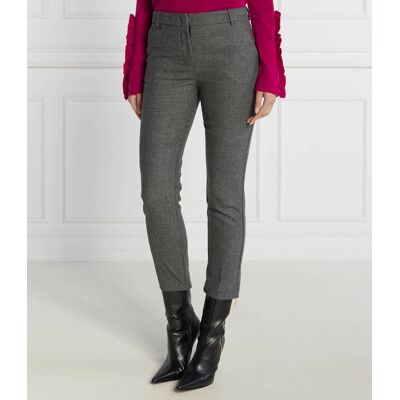 Pinko Spodnie Regular Fit z dodatkiem wełny grafitowy 36 Pinko Spodnie Regular Fit z dodatkiem wełny grafitowy 36