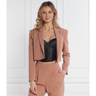 Pinko Marynarka Cropped Fit łososiowy 42 Pinko Marynarka Cropped Fit łososiowy 42