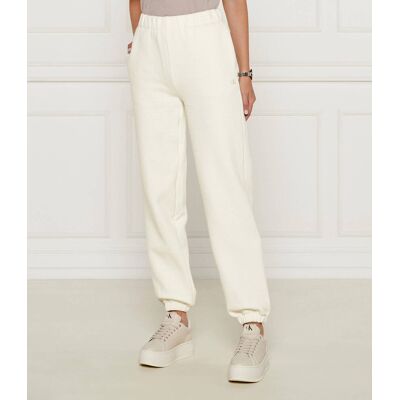 Calvin Klein Jeans Spodnie dresowe Regular Fit ecru M Calvin Klein Jeans Spodnie dresowe Regular Fit ecru M