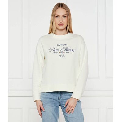 Gant Bluza Relaxed fit ecru XL Gant Bluza Relaxed fit ecru XL