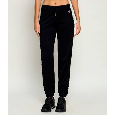 Liu Jo Sport Spodnie dzianinowe Regular Fit czarny M Liu Jo Sport Spodnie dzianinowe Regular Fit czarny M