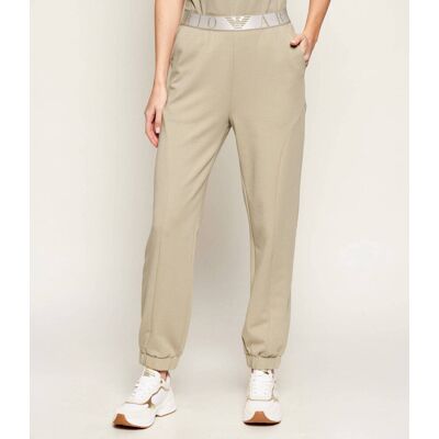 EA7 Spodnie jogger Regular Fit beżowy M EA7 Spodnie jogger Regular Fit beżowy M