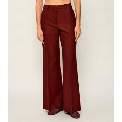 HUGO Spodnie Hasmina Regular Fit bordowy 40 HUGO Spodnie Hasmina Regular Fit bordowy 40