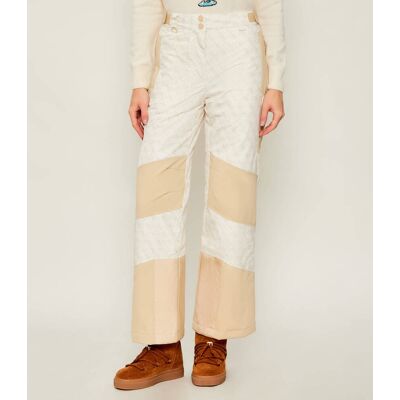 Guess Spodnie narciarskie FLORA Regular Fit beżowy XS Guess Spodnie narciarskie FLORA Regular Fit beżowy XS
