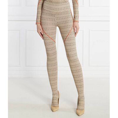 Patrizia Pepe Legginsy Slim Fit beżowy M Patrizia Pepe Legginsy Slim Fit beżowy M