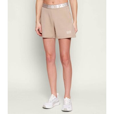 EA7 Szorty Regular Fit beżowy S EA7 Szorty Regular Fit beżowy S
