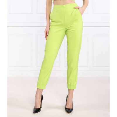 Twinset Actitude Spodnie joggery Regular Fit limonkowy L Twinset Actitude Spodnie joggery Regular Fit limonkowy L